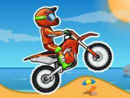 لعبة سباق الدراجات النارية موتو اكس ثري ام Moto X3M Bike Race Game