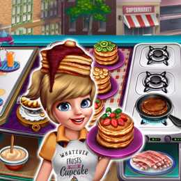 لعبة الطبخ السريع 3 اضلاع مع الفطائر بان كيك Cooking Fast 3 Ribs And Pancakes