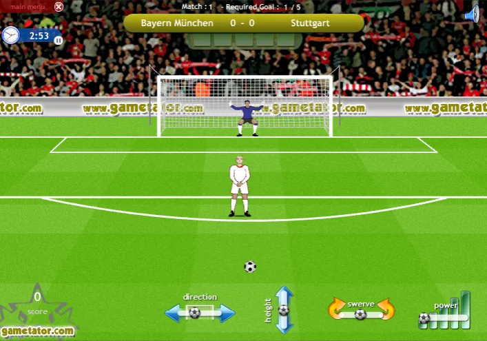 لعبة دوري الضربات الحرة